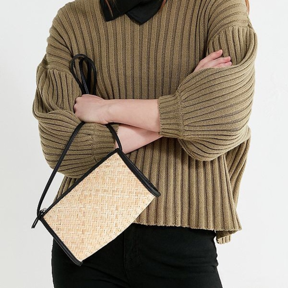 Urban Outfitters Straw Crossbody Bag